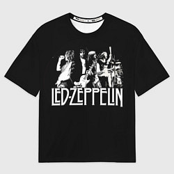 Футболка оверсайз женская Led Zeppelin: Mono, цвет: 3D-принт