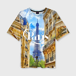 Женская футболка оверсайз Daytime Paris