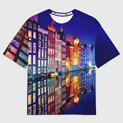 Женская футболка оверсайз Амстердама - Нидерланды