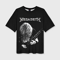 Женская футболка оверсайз Dave Mustaine