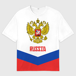 Футболка оверсайз женская Russia Hockey Team, цвет: 3D-принт