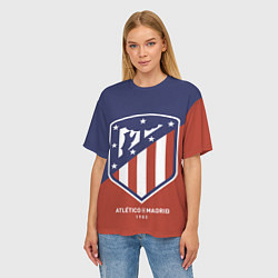 Футболка оверсайз женская Atletico Madrid FC 1903, цвет: 3D-принт — фото 2