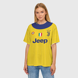 Футболка оверсайз женская Juventus FC: Dybala Guest 17/18, цвет: 3D-принт — фото 2