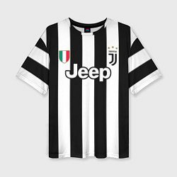 Футболка оверсайз женская Juventus FC: Dybala Home 17/18, цвет: 3D-принт