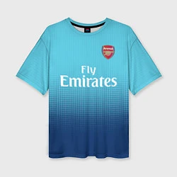 Женская футболка оверсайз Arsenal FC: Blue Away 17/18