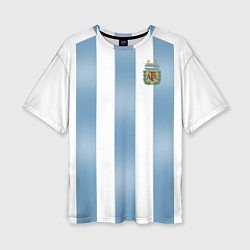 Женская футболка оверсайз Сборная Аргентины: ЧМ-2018