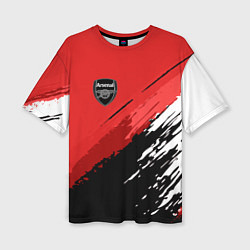 Футболка оверсайз женская FC Arsenal: Original, цвет: 3D-принт