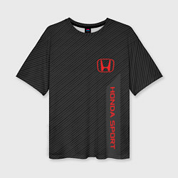 Женская футболка оверсайз Honda: Sport Line