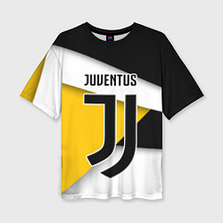 Футболка оверсайз женская FC Juventus, цвет: 3D-принт