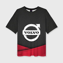 Женская футболка оверсайз Volvo: Grey Carbon