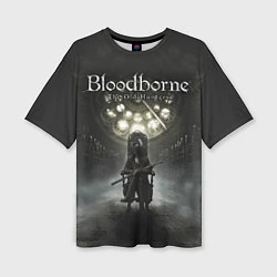 Женская футболка оверсайз Bloodborne: Shrine