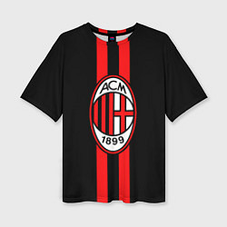 Женская футболка оверсайз AC Milan 1899