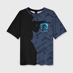 Женская футболка оверсайз CS:GO Team Liquid