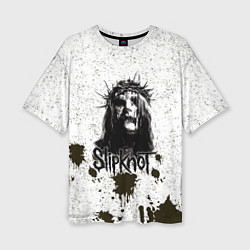 Женская футболка оверсайз Slipknot Demon