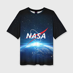 Женская футболка оверсайз NASA: Sunrise Earth