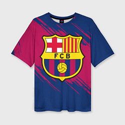 Футболка оверсайз женская Барселона, цвет: 3D-принт