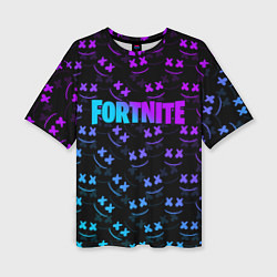 Футболка оверсайз женская FORTNITE x MARSHMELLO, цвет: 3D-принт