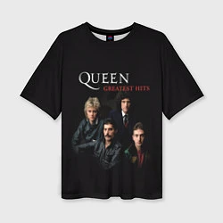 Женская футболка оверсайз Queen: Greatests Hits