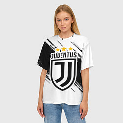 Футболка оверсайз женская Juventus: 3 Stars, цвет: 3D-принт — фото 2