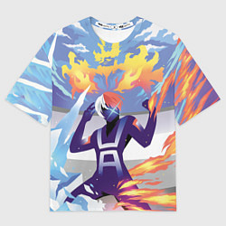 Футболка оверсайз женская Академия, цвет: 3D-принт