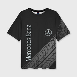Женская футболка оверсайз Mercedes AMG: Street Style