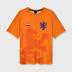Футболка оверсайз женская Сборная Голландии, цвет: 3D-принт