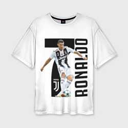 Футболка оверсайз женская Ronaldo the best, цвет: 3D-принт