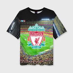 Женская футболка оверсайз FC Liverpool