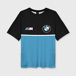 Женская футболка оверсайз BMW БМВ