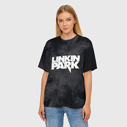 Футболка оверсайз женская LINKIN PARK, цвет: 3D-принт — фото 2