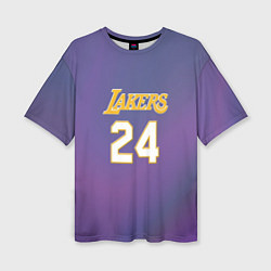 Женская футболка оверсайз Los Angeles Lakers Kobe Brya