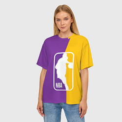 Футболка оверсайз женская NBA Kobe Bryant, цвет: 3D-принт — фото 2