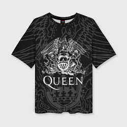 Женская футболка оверсайз QUEEN