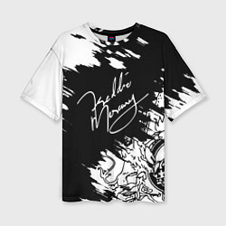 Футболка оверсайз женская Автограф Фредди Меркьюри, цвет: 3D-принт