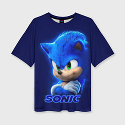 Женская футболка оверсайз SONIC