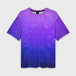 Женская футболка оверсайз Звёздное небо