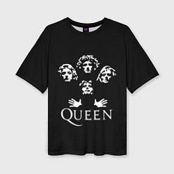 Женская футболка оверсайз QUEEN