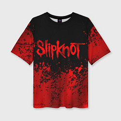 Футболка оверсайз женская Slipknot 9, цвет: 3D-принт