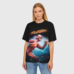 Футболка оверсайз женская The Flash, цвет: 3D-принт — фото 2