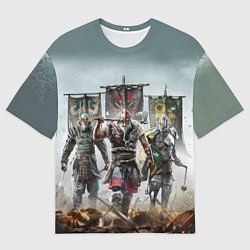 Футболка оверсайз женская For Honor, цвет: 3D-принт