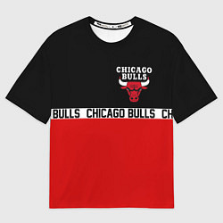 Женская футболка оверсайз CHICAGO BULLS