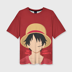 Футболка оверсайз женская Luffy, цвет: 3D-принт