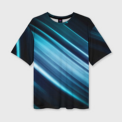 Футболка оверсайз женская GEOMETRY STRIPES, цвет: 3D-принт