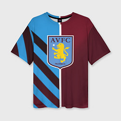 Футболка оверсайз женская Астон Вилла, цвет: 3D-принт