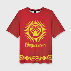 Женская футболка оверсайз Киргизия