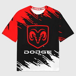 Женская футболка оверсайз DODGE