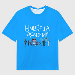 Футболка оверсайз женская The umbrella academy, цвет: 3D-принт