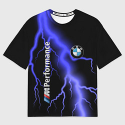 Футболка оверсайз женская BMW, цвет: 3D-принт