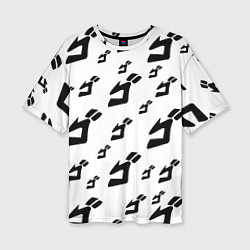 Футболка оверсайз женская JoJo Bizarre Adventure, цвет: 3D-принт