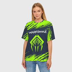 Футболка оверсайз женская WARFRAME ВАРФРЕЙМ, цвет: 3D-принт — фото 2